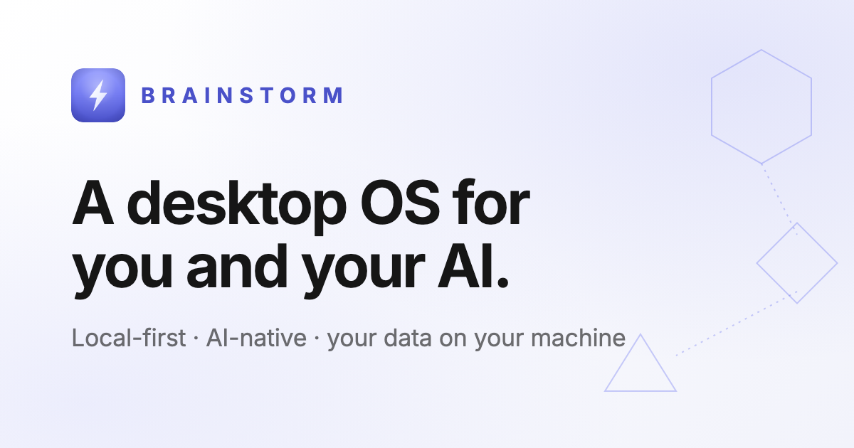 Brainstorm social preview